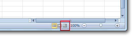 Excel2010で改ページプレビューは？