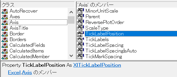 Excel.Axis.TickLabelPosition