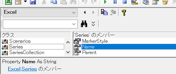 VBA Series Name Excel VBA Chart